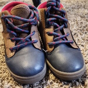OshKosh B'gosh Blue and Brown Kids Boots